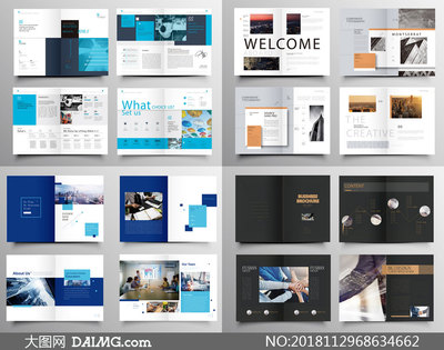 企業(yè)招商推介畫(huà)冊(cè)設(shè)計(jì) 以專(zhuān)業(yè)矢量素材塑造卓越企業(yè)形象